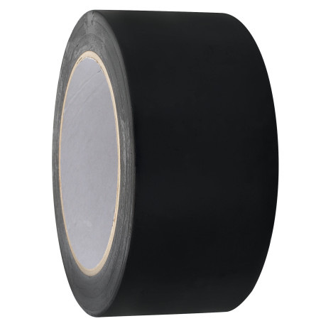 DANCEFLOOR-PVC-TAPE 50MM X 33M JUOSTA JUODA - nuotrauka 1