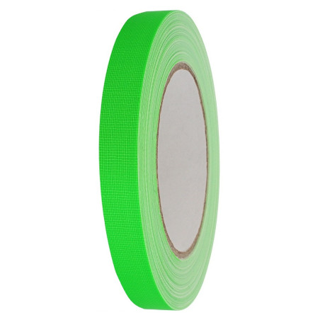 NEON GAFFER-TAPE 19MM X 25M JUOSTA ŽALIA
