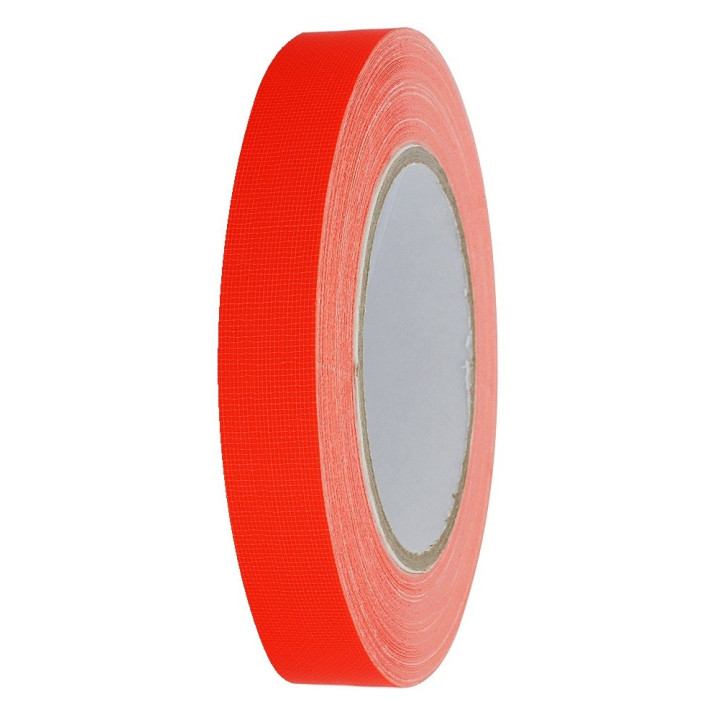 NEON GAFFER-TAPE 19MM X 25M JUOSTA ORANŽINĖ